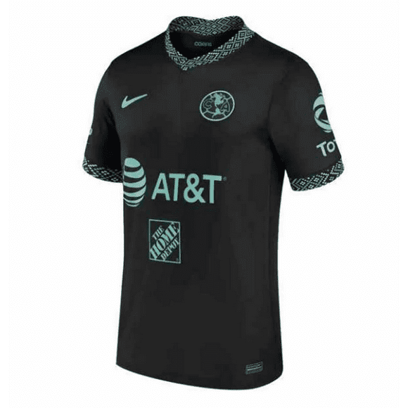 Nike 2021-22 Club America Third Jersey - Black / Healing Jade | XL