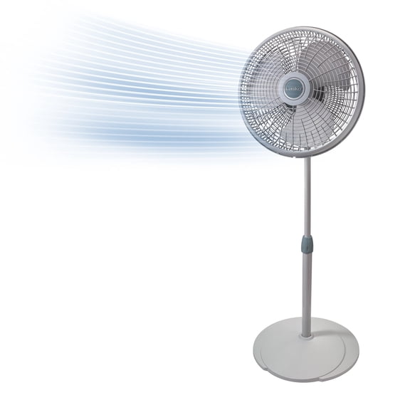 Lasko 16" 3-Speed Oscillating, Adjustable Height, Tilting Head Pedestal Fan 2526