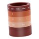 thumbnail image 4 of Portalápices con organizador de escritorio, portalápices decorativo, gran capacidad, PP resistente Marrón, 4 of 8