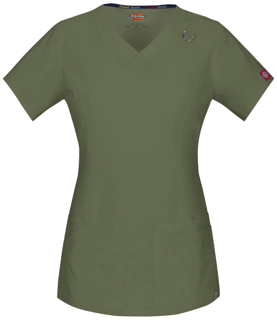 Dickies EDS Signature Scrubs Top for Women VNeck Plus Size 85948A, 5XL