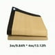 thumbnail image 4 of 1pc Rectangle Sun Sail Shade Breathable Sun Shade Sail Rectangle Sunscreen Net For Balcony Garage Courtyard Backyard Pool Lawn Outdoor Activities, 2x4m/118.11x157.48inch, 4 of 4