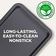 thumbnail image 2 of NutriChef 3-Pc. Nonstick Cookie Sheet Pans - PFOAm PFOSm PTFE-Free, Professional Quality Kitchen (3 Pack), 2 of 7