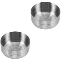 HOMEMAXS 2pcs Anti-leaking Shaker Lid Stainless Steel Shaker Cover Replacement Cocktail Shaker Lid
