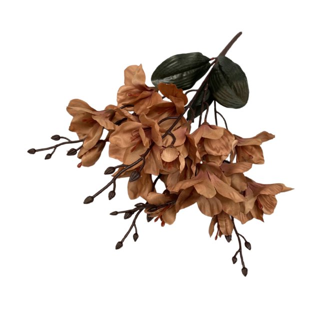 Flores de magnolia artificiales, adorno realista, creativo, rústico y único. Café