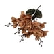 thumbnail image 1 of Flores de magnolia artificiales, adorno realista, creativo, rústico y único. Café, 1 of 9