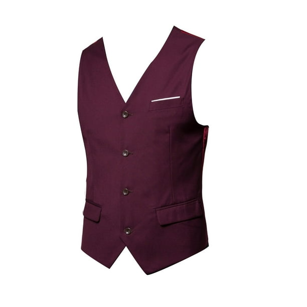 Traje de esmoquin de negocios Formal de otoño e invierno para hombre, chaleco, chaqueta, abrigo superior Pompotops oipoqjl14160