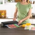 thumbnail image 3 of FoodSaver Easy Seal & Peel 11" x 14' Vacuum Sealer Bag Rolls, 2-Count BPA-Free Vacuum Seal Rolls for Custom Size Food Storage Bags, Works with FoodSaver Vacuum Sealer Machines, 28 Feet Total, 3 of 5