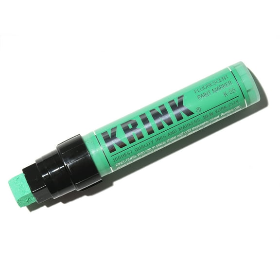 Krink K-55 Fluorescent Water Based Paint Marker, Fluorescent Green