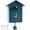 White, variant on GHOJET Cuckoo Clock Plastic Cuckoo Wall Clock with Bird Tweeting Sound Hanging Bird Clock Battery Operated Cuckoo Clock White Minimalist Cuckoo Clock Decorative Wall Clock for Home Living Room