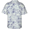 thumbnail image 2 of Chemistry Science Mens Hawaiian Shirt Short Sleeve Casual Button Up Tropical Summer Beach Shirt, 2 of 9