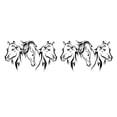 thumbnail image 3 of serony Kid's Room Decor With Horse Wall Decals Premium PVC Easy To Stick And Remove And Has Strong black 56x94cm 2Set, 3 of 6