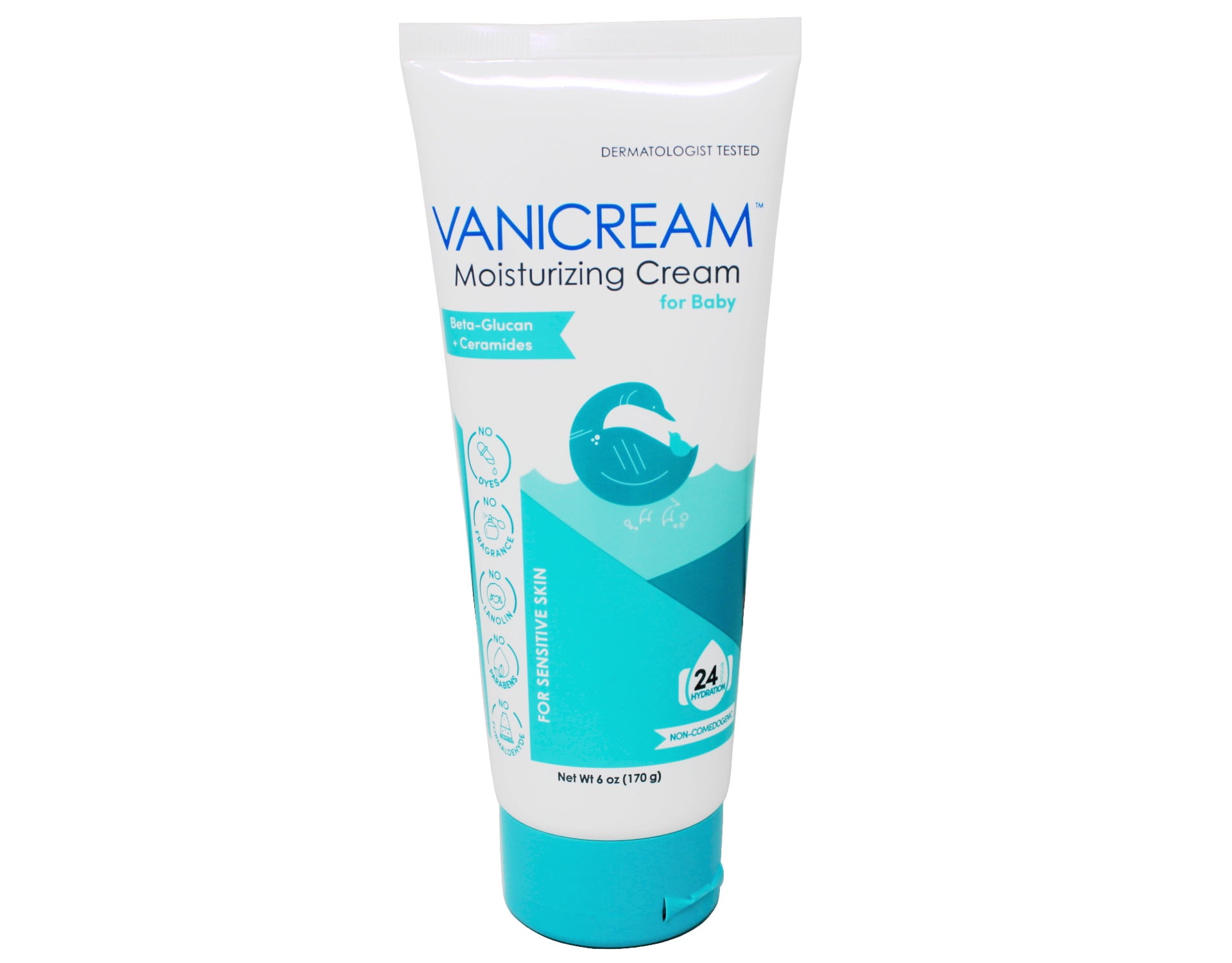 5 Pack - Vanicream Moisturizing Cream for Baby - 6oz - Moisturizer Formulated Without Common Irritants for Those with Sensitive Skin