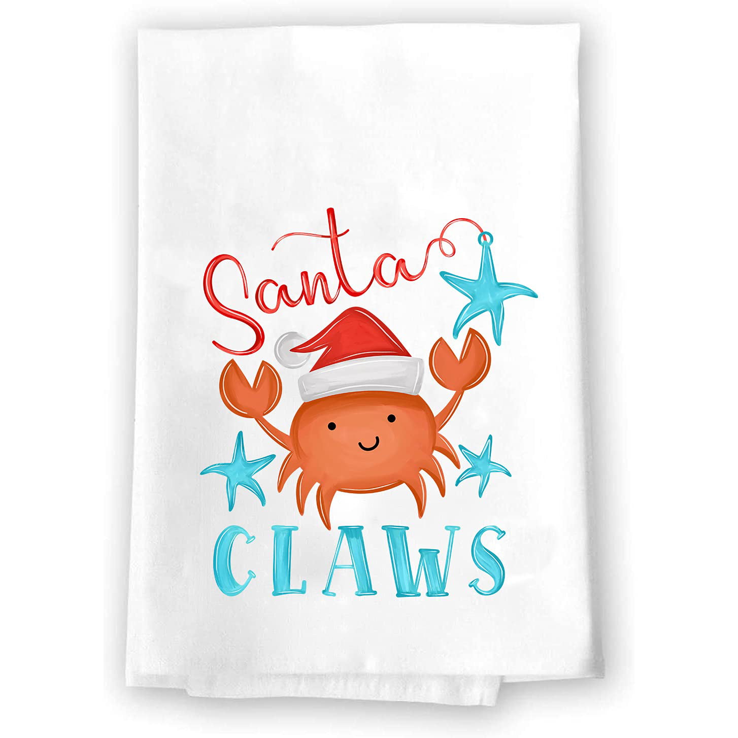 Gift Present White Towel Home Holiday Decorations Winter home Christmas Decor Decorative Kitchen and Bath Hand Towels XMAS Christmas Novelty Classic Cardinal 