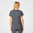 thumbnail image 2 of Unisex Pluse Size Flex-Back Stylized V-Neck Scrub Top, 2 of 6
