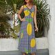thumbnail image 2 of Delicious Lemon Vestido Sin Mangas Vestidos Para Mujer, Vestido Suelto De Verano 2025, 2 of 5