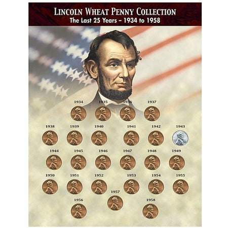 Wheat Cent Us Coins - American Coin Treasures The Last 25 Years of Lincoln Wheat Penny Collection (1934 to 1958)