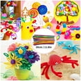 thumbnail image 5 of Kit de manualidades para limpiapipas, más de 1200 piezas, juego de manualidades para limpiapipas para niños, kit de bricolaje para niños, suministros educativos, pasatiempos creativos para niños, con, 5 of 5