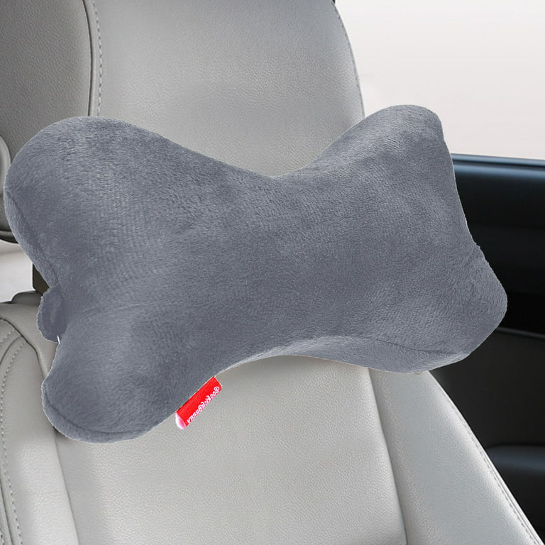 Bookishbunny Dog Bone Shaped Memory Foam Travel Auto Pillow Head