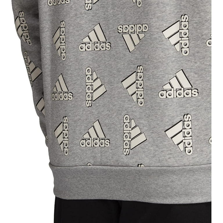 adidas All Over Print Fleece Hoodie - Mens Casual S Medium