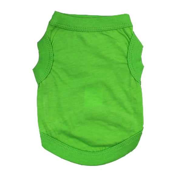 SLYNSHome Dog Shirts,Pet Dog Warm Pajamas Puppy Vest Pet Clothes Soft Breathable Dog Shirt for Dogs Cat Kitty - Green - S - 10.2x11 inch