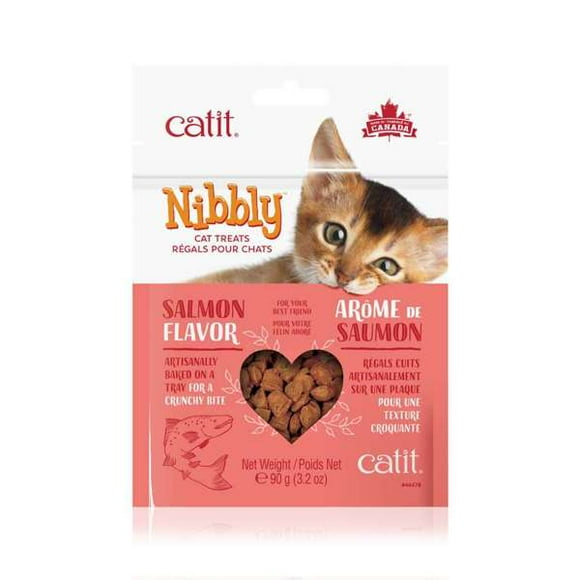 Catit Nibbly Salmon Flavour Cat Treats 90g