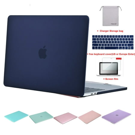 Mosiso 4 in1 MacBook Pro 15 Case A1990/A1707 2017 2018 2019 Plastic Hard Shell Cover for Newest MacBook Pro 15 Inch Touch Bar