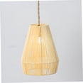thumbnail image 3 of Minkissy 1Set Small Lampshade Woven Paper Rope Yellow Color For Home Atmosphere Enhancement In Bedroom, 3 of 6
