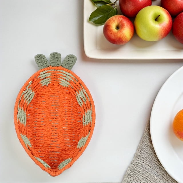 unbranded Cesta De Almacenamiento Tejido Para Y Verduras Para Cocina