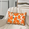 thumbnail image 2 of Imitation Silk Hair Care Pillowcase 20x30in Invisible Zipper Design Satin Pillowcase For Bedroom Living Room Sofa Hotel Snake Skin Print Style Coral_4, 2 of 8