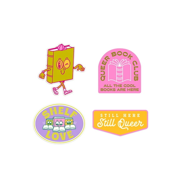 Still Here, Still Queer Pride Stickers - Sticker Set of 4, (Hardcover)
