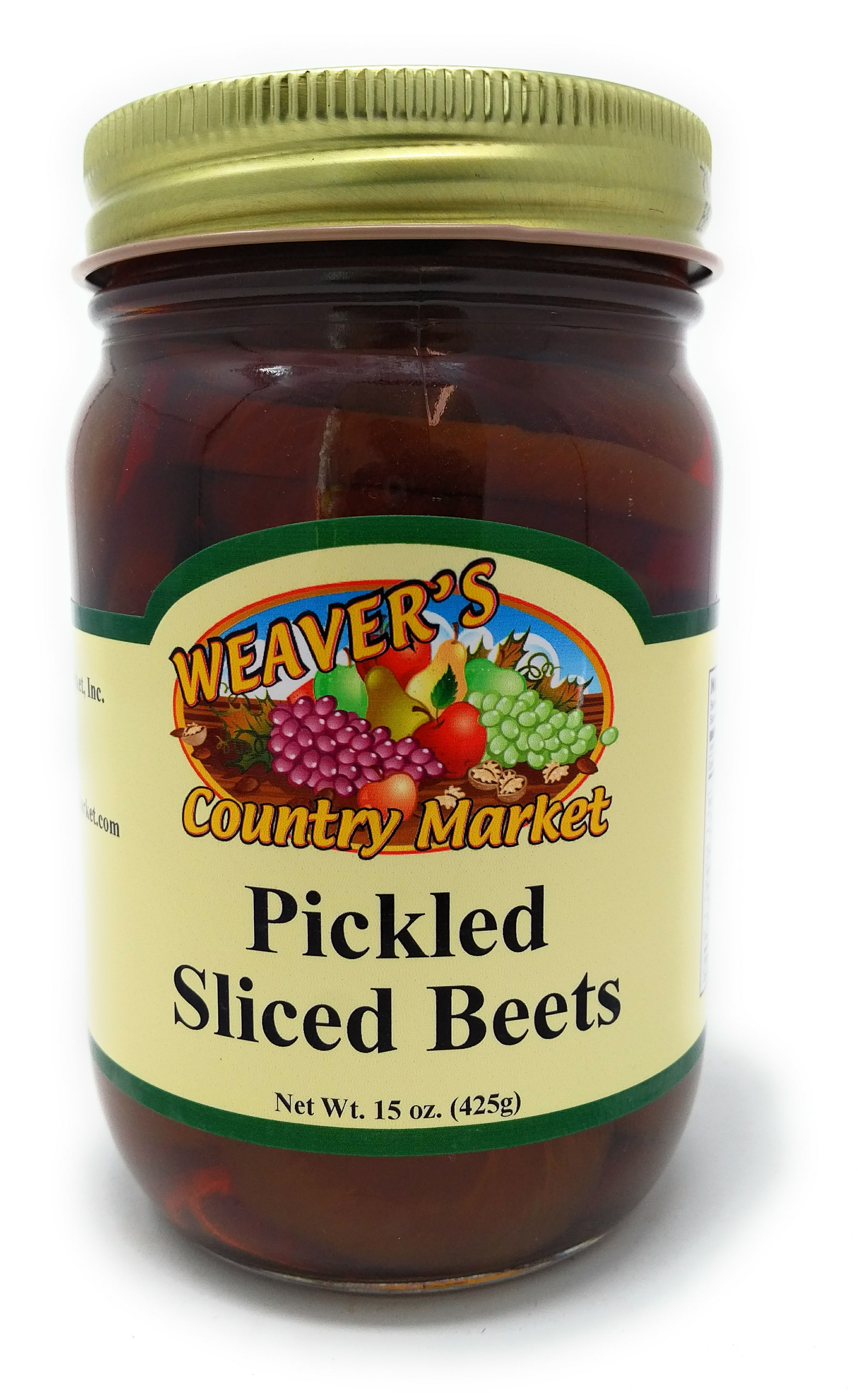 Weaver's Country Market Red Sliced Beets (415 Ounce Jars)