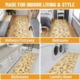thumbnail image 3 of Ottomanson Extra Long Runner Rug 2'7" x 29' – Non-Slip Low Pile Hallway Carpet, Floral Beige, 3 of 6