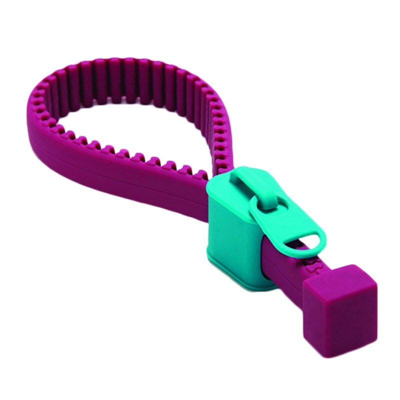 Creative Silicone Bottle Opener Zipper Opener Screw Cap Jar Openers