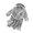 Grey, variant on LYMAYTER Boys Girls Flannel Robes Cute Toddler Hooded Bathrobe for 3-12Y Soft Pajamas for Kids Girls Boys