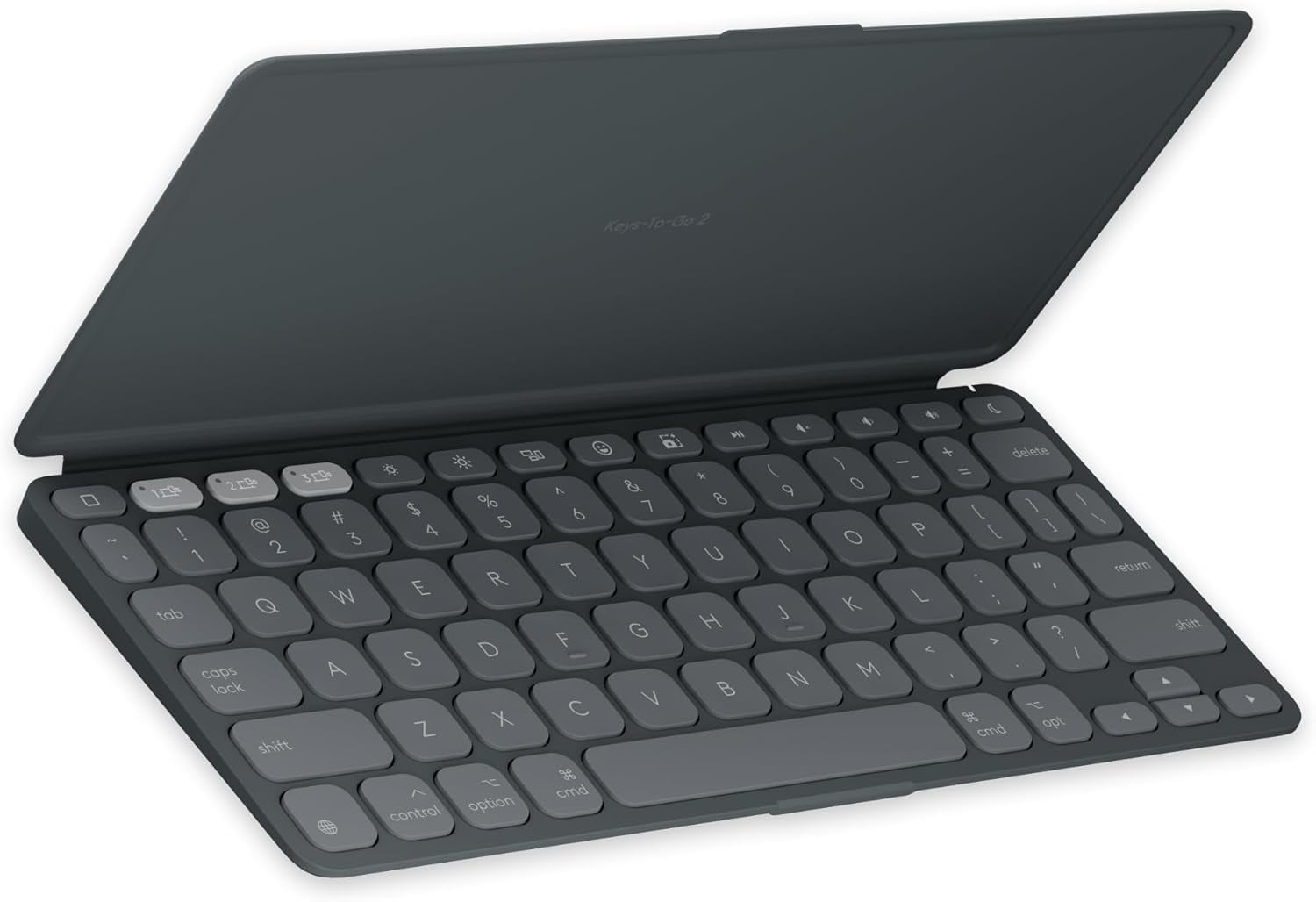 Restored Logitech Keys-to-GO 2 Portable Wireless Keyboard with Built-in Cove (Refurbished)