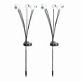 thumbnail image 1 of 2 pcs Solar Halloween LED Eye Lights Accessories Lawn Outdoor Path Lamps Violet, 1 of 5