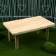 thumbnail image 4 of Plataforma de madera para hámster, soporte de juego para mascotas pequeñas, comedero/bebedero, accesorio para jaula, 4 of 8