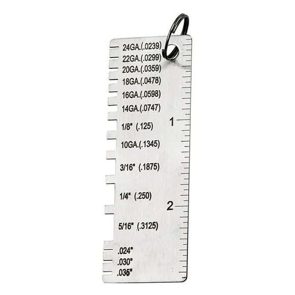 Stainless Steel Gauges Single Sided Material Lea d Gauges