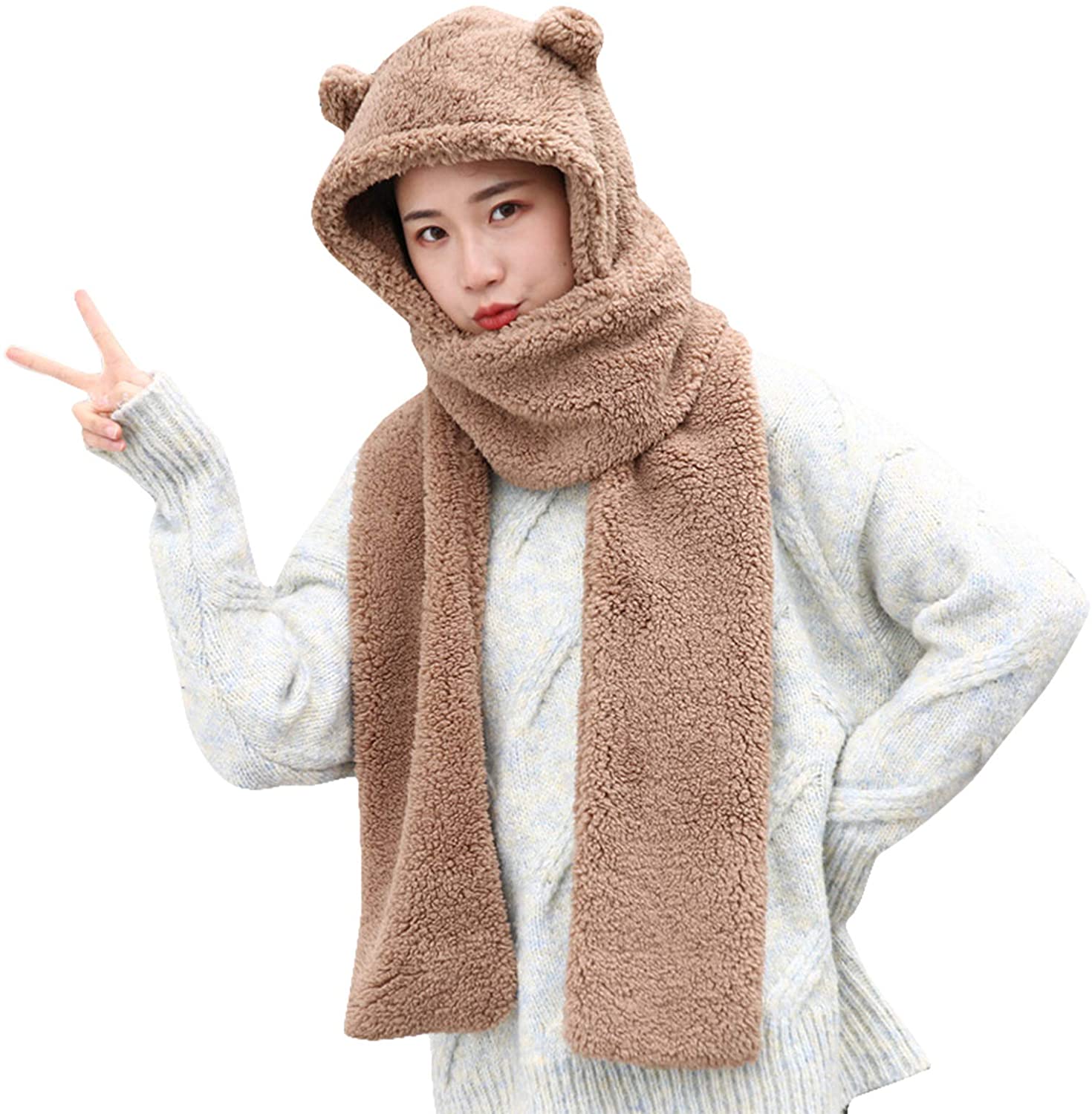 HISRFOCSP Women Scarf - Hoodie Scarf 
