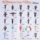 thumbnail image 3 of Coche Carrocería Retenedor Clips Remaches con Removedor Multicolor - 970uds, 3 of 6