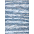 thumbnail image 2 of SAFAVIEH Courtyard Lilly Striped Indoor/Outdoor Area Rug, Navy/Grey, 5'5" x 7'7", 2 of 8