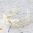 thumbnail image 6 of Unique Bargains 1 Pc Faux Pearls Tie Headbands for Women Beige, 6 of 6