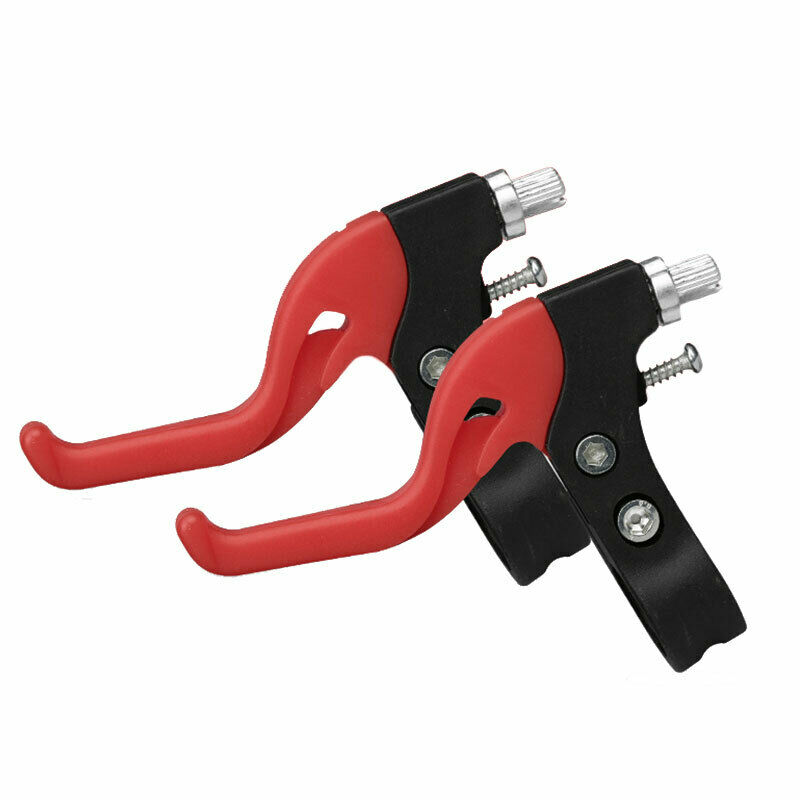 2Pcs Red Kids Bike Brake Levers Bicycle MTB BMX Mountain Road Handle Hand VBrake