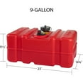 thumbnail image 5 of Scepter 9 Gallon Rectangular Portable Marine & Boat Fuel Container, 5 of 11