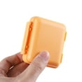 thumbnail image 5 of Unique Bargains 1 Pc 6 Grids Independent Double Layer Pill Case Detachable for Travel Orange, 5 of 6
