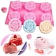 thumbnail image 4 of 1 Pack Rose Soap Silicone Molds 3D Rose Flower Cake Fondant Molds Hot Chocolate Bomb Mold Silicone Baking Molds for Homemade, 4 of 4