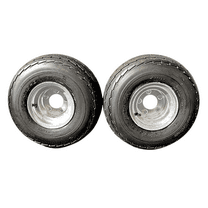 Antego (Set of 2) 215/60-8 (18.5x8.50-8) 5 hole Galvanized Trailer tire wheel assemblies