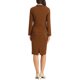 thumbnail image 3 of Conjuntos de traje para mujer INSPIRE CHIC, blazers de manga larga y falda lápiz, dos piezas, atuendos de trabajo, marrón, XL, 3 of 6