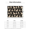 thumbnail image 5 of Yiaed French Bulldog Print Blanket Throw Blanket Soft Cozy Flannel Blanket for Home Bed Sofa Couch Chair-40"x30", 5 of 6