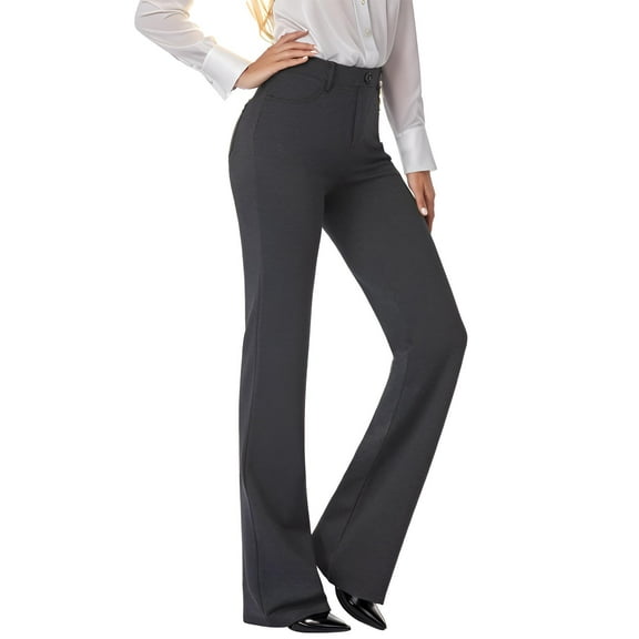 Weardear Women's Dress Pants Business Casual Work Pants For Women Stretchy Bootcut Pants with Pockets